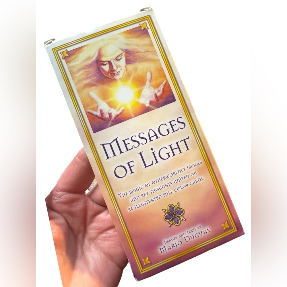 Messages of Light Oracle Cards Mario Duguay OOP Rare NIB